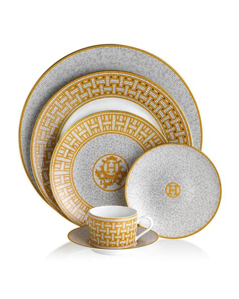 hermes tableware prices|Hermes plate collection.